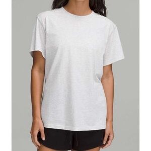 LULULEMON Heathered Core Ultra Light Grey All Yours Tee